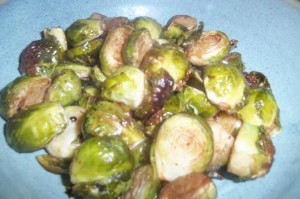 Lemon Chive Brussel Sprouts