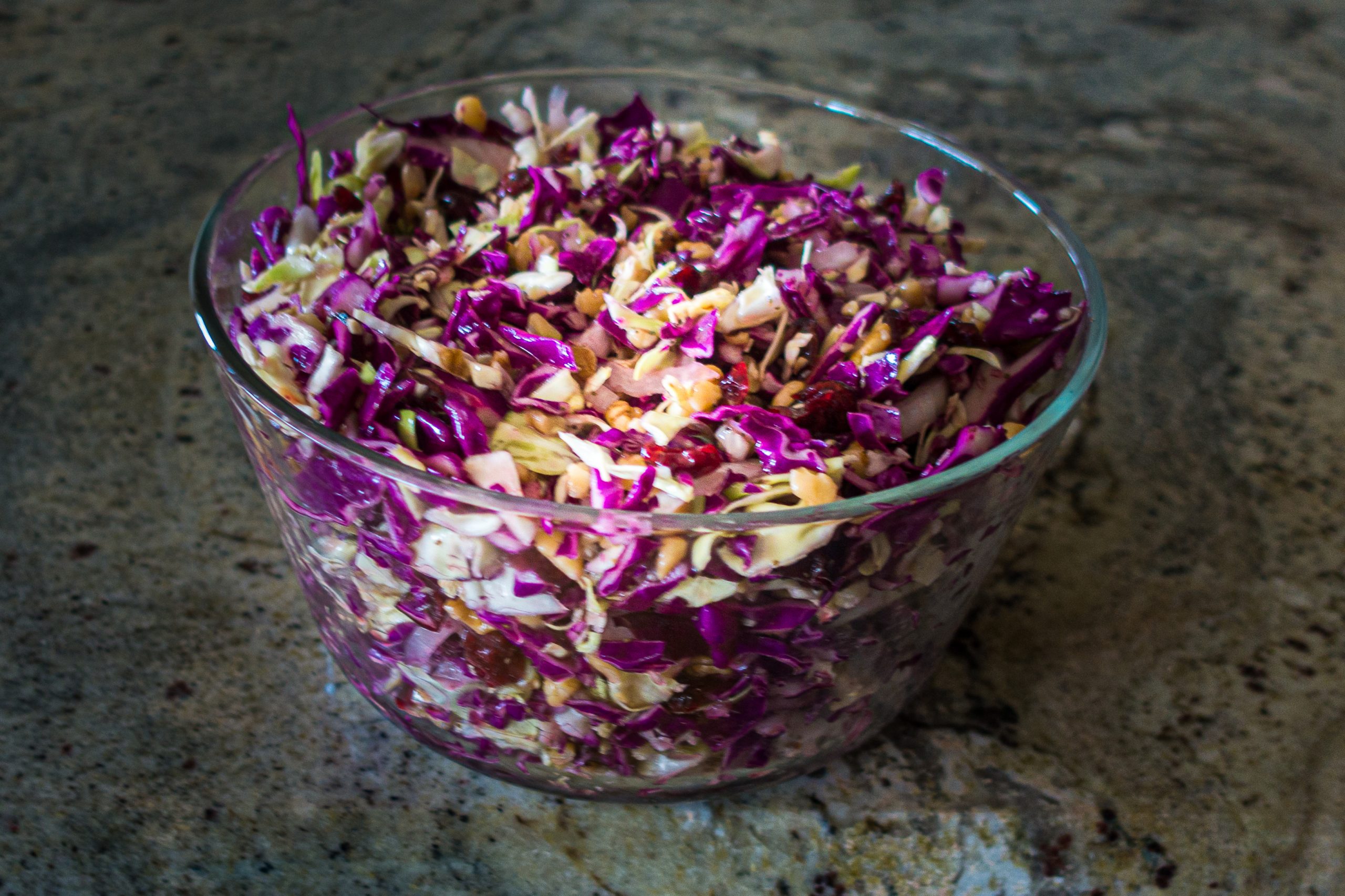 Holiday Cranberry and Walnut Coleslaw